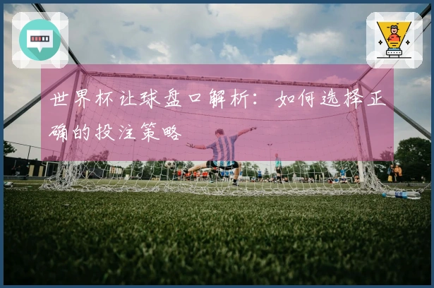 世界杯让球盘口解析：如何选择正确的投注策略